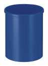 Runder Papierkorb 15 Liter, Blau