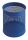 Perforierter Papierkorb, 15 Liter, Blau