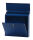 Wandbriefkasten, h 37 cm, Blau