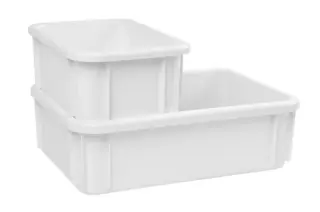 Stapelbox 5 Liter, Weiß, 12er Pack