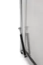 Industrieller Tritt-Mülleimer 152 Liter, Matt Edelstahl