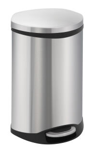 Shell Bin 18 Liter, EKO, Matt Edelstahl