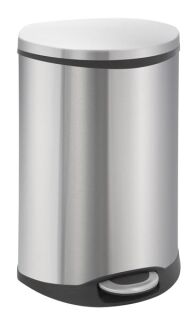 Shell Bin 50 Liter, EKO, Matt Edelstahl