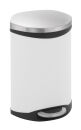 Shell Bin 10 Liter, EKO, Weiß, Matt Edelstahl