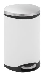Shell Bin 18 Liter, EKO, Weiß, Matt Edelstahl
