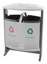 Abfallbehälter für draußen Abfalltrennung...