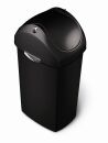 Swing Lid Can 60 Liter, Simplehuman, Schwarz