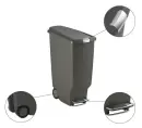 Slim Step Can, Simplehuman, Grau