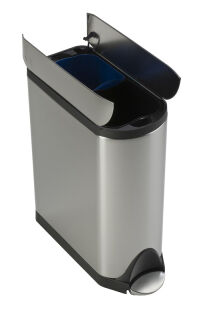 Butterfly Recyler, Simplehuman, Matt Edelstahl