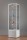 Standvitrine 111500-O, 500 x 500 x 1984 mm, Halogen-Beleuchtung, mit Unterschrank