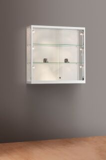 Wandvitrine 1111000-W, 1000 x 300 x 964 mm, Halogen-Beleuchtung