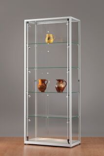 Standvitrine 111800, 800 x 400 x 1984 mm, LED-Beleuchtung