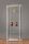Standvitrine 111800, 800 x 400 x 1984 mm, LED-Beleuchtung