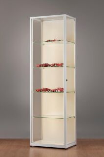 Standvitrine 111600, 600 x 400 x 1984 mm, LED-Beleuchtung