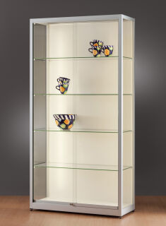 Standvitrine 3111000, 1000 x 400 x 1972 mm, LED-Beleuchtung (Strip)