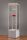 Standvitrine 115500-O, 500 x 500 x 2000 mm, Halogen-Beleuchtung, mit Unterschrank