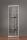 Eckvitrine 115500-H, 500 x 500 x 700 x 2000 mm, Halogen-Beleuchtung