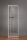 Eckvitrine 115500-H, 500 x 500 x 700 x 2000 mm, Halogen-Beleuchtung