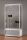 Standvitrine 3111000-O, 1000 x 400 x 1972 mm, Halogen-Beleuchtung, mit Unterschrank