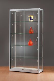 Standvitrine 3111000, 1000 x 400 x 1972 mm, LED-Beleuchtung