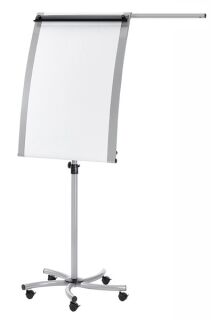 Flipchart EuroLine Mobil, 70 cm Durchmesser, 21,5 kg, 70 x 103 cm, silber