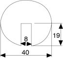 Warn- und Schutzprofile 1000 mm Kantenschutz Typ B