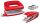 5561 Set Mini Locher Heftgerät NeXXt WOW - rot metallic, 1 St.