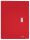 4622 Dokumentenmappe Recycle - A4, PP, klimaneutral, rot, 1 St.