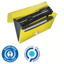 4624 Fächermappe Recycle - A4, 5 Fächer, 250 Blatt, PP, klimaneutral, gelb, 1 St.