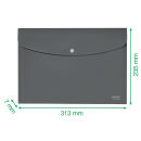 4678 Sammelmappe Recycle - A4 quer, PP, klimaneutral, grün, 1 St.