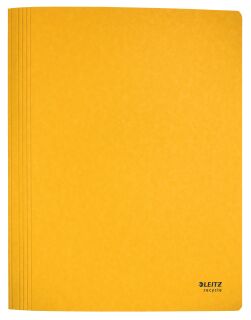 3904 Schnellhefter Recycle - A4, 250 Blatt, kfm. und Amtsheftung, Karton (RC), klimaneutral, gelb, 1 St.