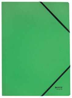 3908 Eckspanner Recycle - A4, 250 Blatt, Gummizug, Karton (RC), klimaneutral, grün, 1 St.