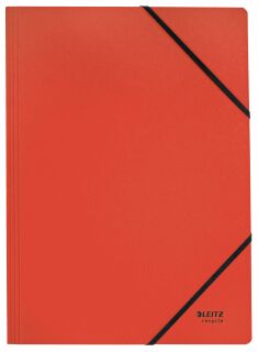 3908 Eckspanner Recycle - A4, 250 Blatt, Gummizug, Karton (RC), klimaneutral, rot, 1 St.