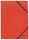 3908 Eckspanner Recycle - A4, 250 Blatt, Gummizug, Karton (RC), klimaneutral, rot, 1 St.