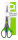 Schere Soft Grip 17,5 cm grau/grün, 1 St.