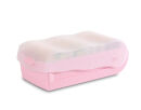 Karteibox CROCO DIN A7 quer, für 900 Karten, transluzent-pastellrosa, 1 St.