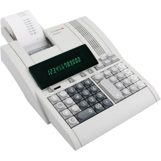 OLYMPIA CPD 3212T Tischrechner druckend lichtgrau