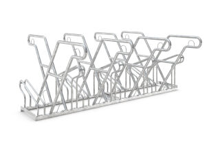 Fahrrad-Anlehnparker 2618 XBF, 8 Einstellplätze, zweiseitig