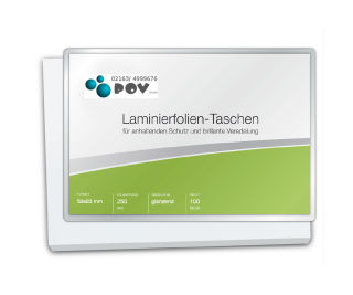 Laminierfolien IBM Card (59 x 83 mm), 2 x 250 mic, glänzend