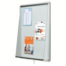 nobo Schaukasten silber 6x DIN A4 69,2 x 3,7 x 75,2 cm, 1...