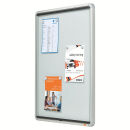 nobo Schaukasten silber 6x DIN A4 69,2 x 3,7 x 75,2 cm, 1...