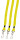 Umhängebänder mit Haken, gelb, VPE=25 St.