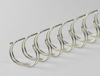 Drahtbinderücken 23 Ringe 12,7mm, 1/2 Zoll, 2:1 Teilung brilux