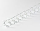 Drahtbinderücken 23 Ringe 6,4mm, 1/4 Zoll, 2:1...