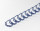 Drahtbinderücken 23 Ringe 9,5mm, 3/8 Zoll, 2:1 Teilung blau