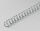 Drahtbinderücken 34 Ringe 4,9mm, 3/16 Zoll, 3:1 Teilung silver