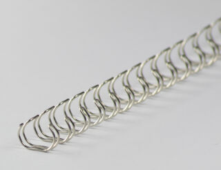 Drahtbinderücken 34 Ringe 6,4mm, 1/4 Zoll, 3:1 Teilung brilux
