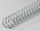 Drahtbinderücken 34 Ringe 9,5mm, 3/8 Zoll, 3:1 Teilung silver