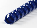 Plastikbinderücken 21 Ringe 4,5mm blau