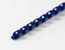 Plastikbinderücken 21 Ringe 28mm blau